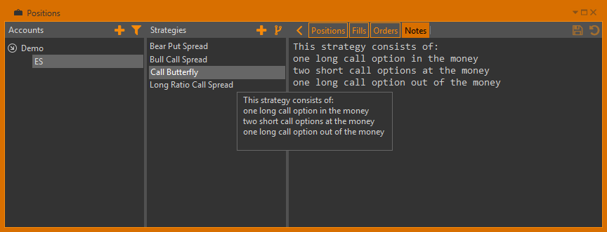 Adding comments to the strategy